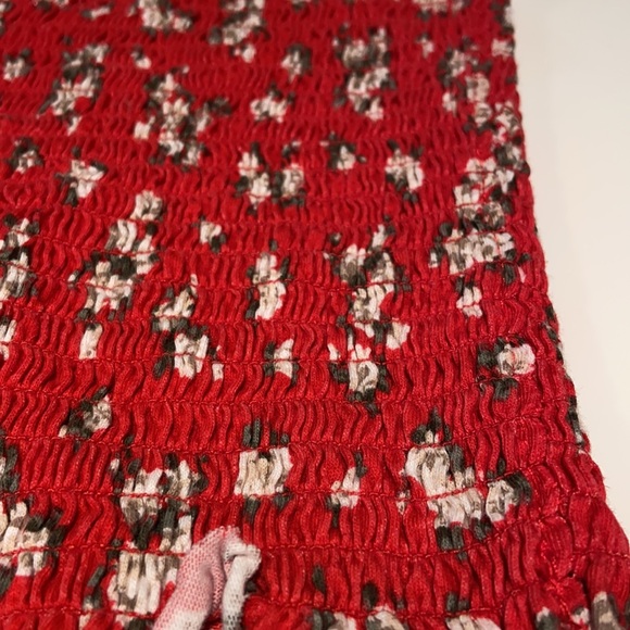 Garage Floral Super Cropped Tube Top - Picture 2 of 3